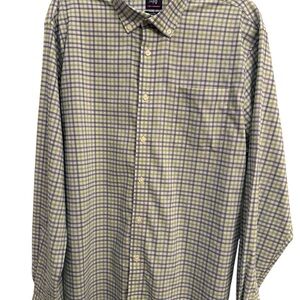 Jonnie-O’ Plaid Button-Down Shirt. Sz XL